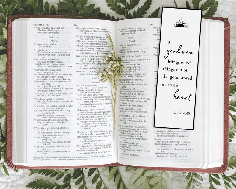 Printable Bible Verse Bookmarks for Men &amp; Boys | Christian Gift for Dad ...