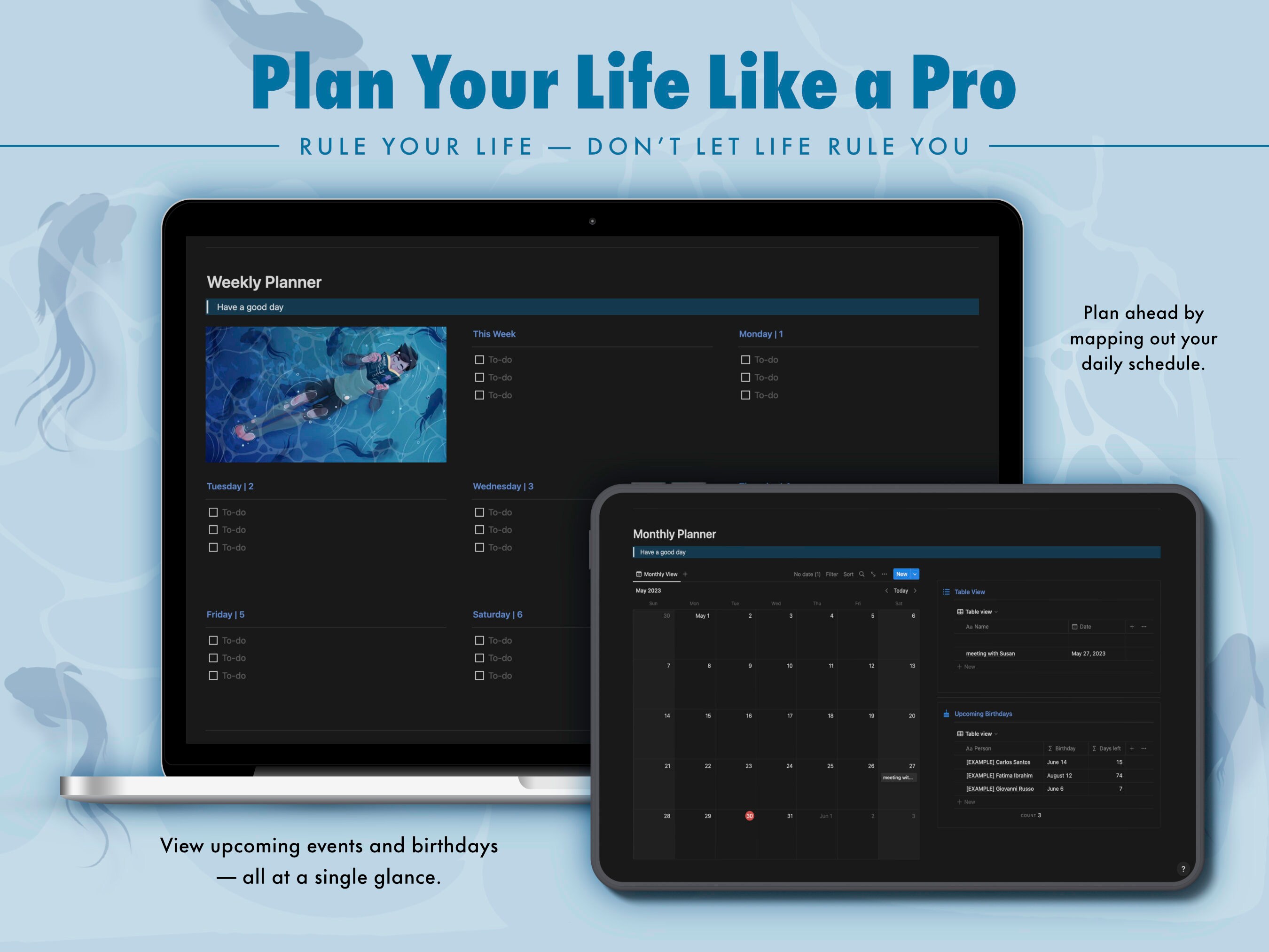 Ultimate Life Planner Notion Template | All in One Dashboard, Digital ...