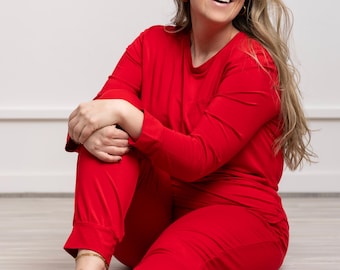 Conjunto de pijama modal: ropa de dormir suave y sedosa, ropa de estar natural