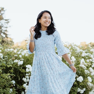 princess polly baby blue dress Sophie Mini Dress in Light Blue - Elegant and Trendy main image 1