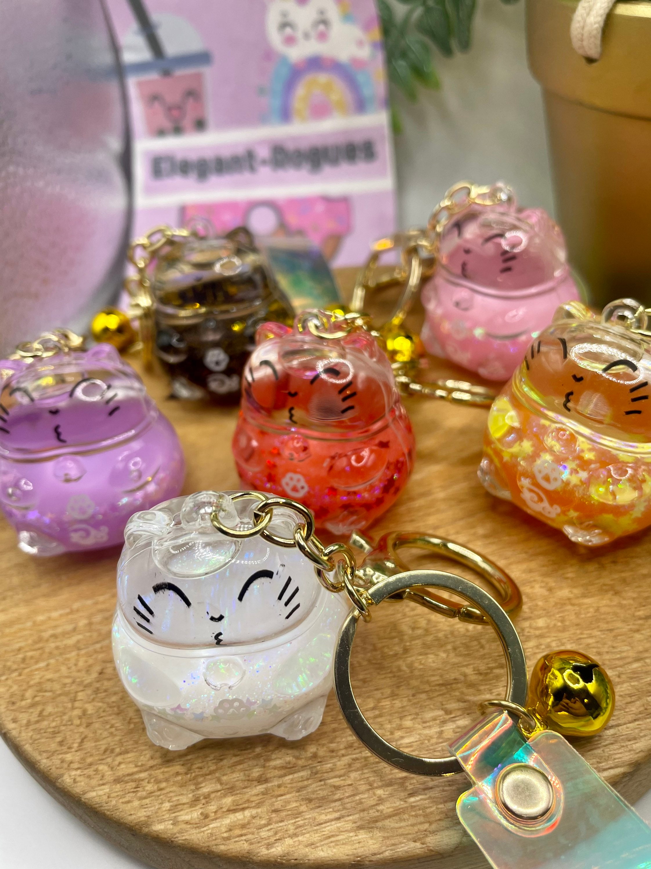 Cute Bear Key Chain Resin Bow Bell Rabbit Keychain Weaving Fashion Doll Bag  Pendant Holiday Car Key Ring For Girls Gift - Temu
