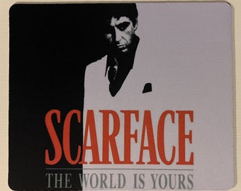 Scarface Tony Montana Al Pacino Movie Mousepad Gangster Mobster Mouse Pad