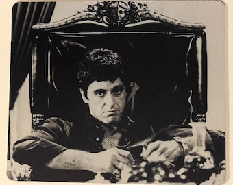 Scarface Al Pacino Movie Mousepad Tony Montana Mobster Gangster Mouse Pad Chair