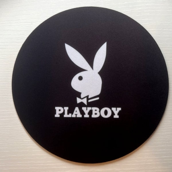 Playboy Bunny Round Mousepad for PC Office Computer Gaming Mouse Pad