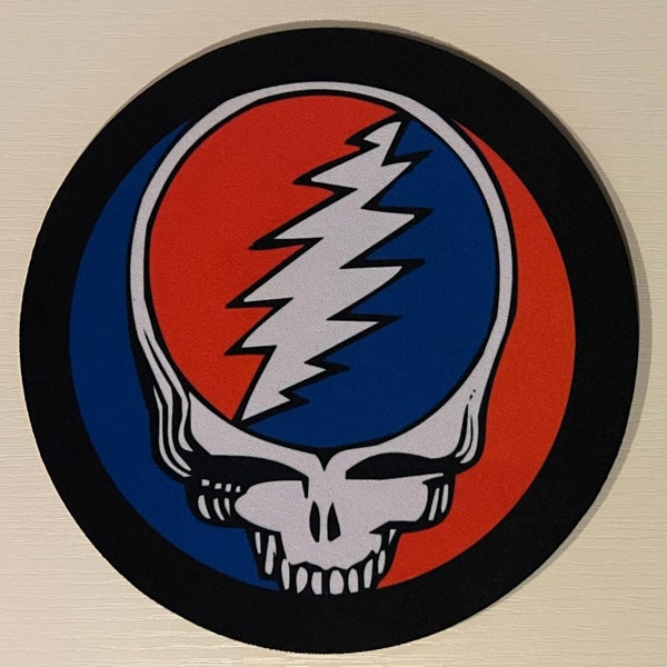 Grateful Dead Rock Band Deadhead Mousepad for PC Desk Office Jerry Garcia Mouse pad Steal your Face Skull Stealie Lightening Head