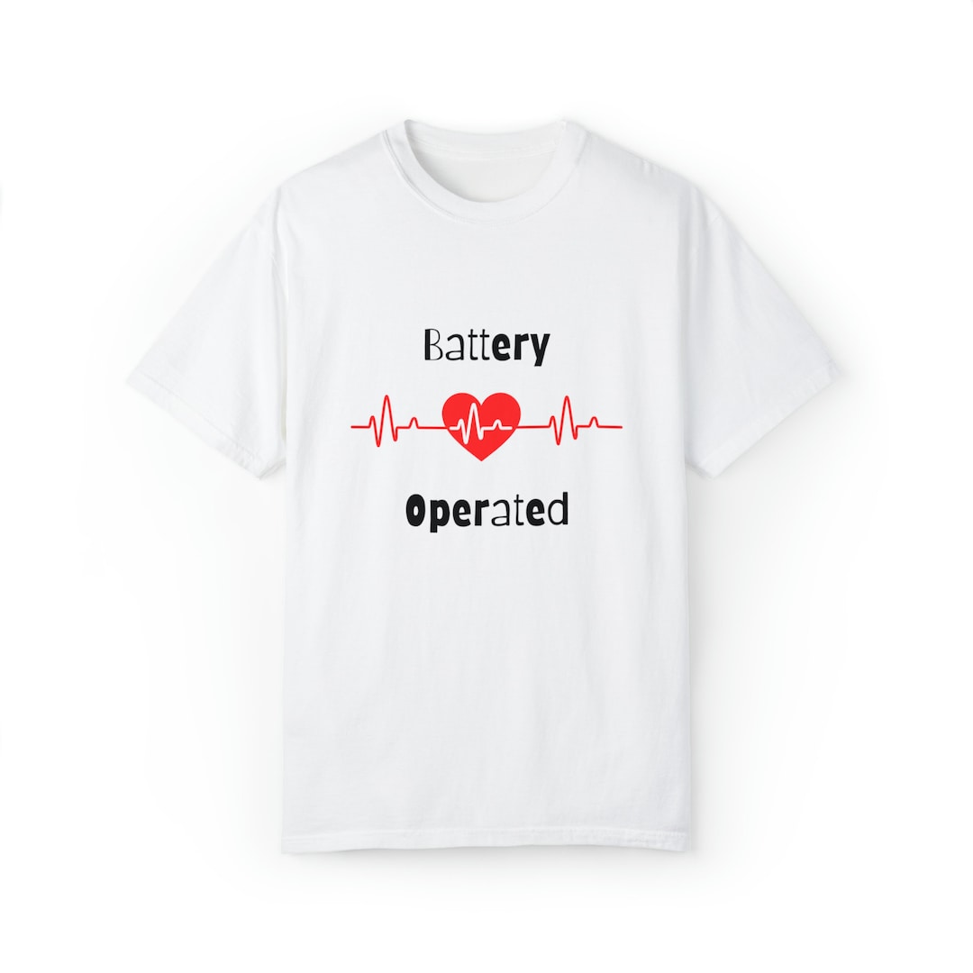 Battery Operated Tee Shirt Unisex Tee Shirt Pacemaker Tee Shirt Comfort