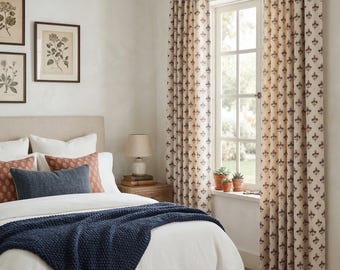 Panel de cortina individual Fabricut Viola Pintuck