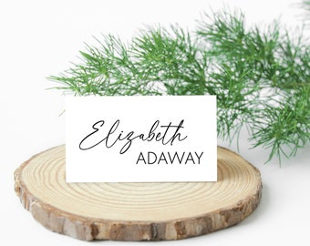 Modern table place cards, wedding place card, place card for wedding, custom place card, personalised place card, name tag for table