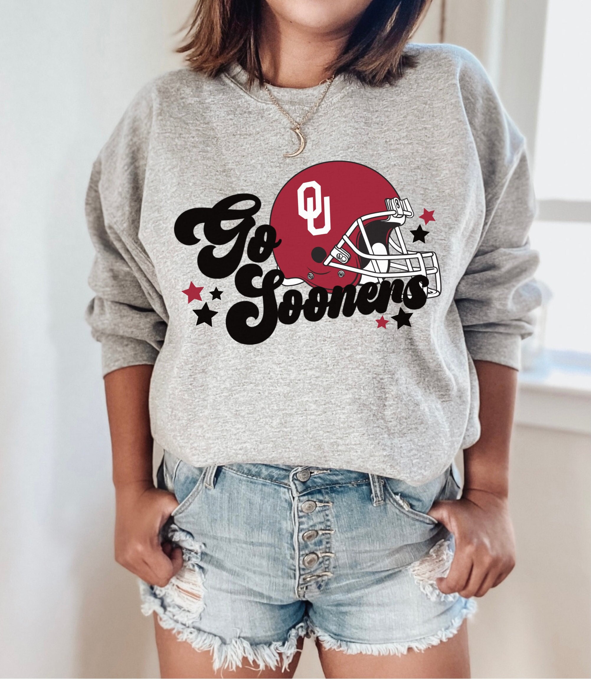 Discover Oklahoma Graphic Sweatshirt - OU Sooners Game Day
