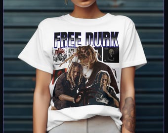 Free Lil Durk T-Shirt PNG Design: Bootleg Tee (Digital Download)