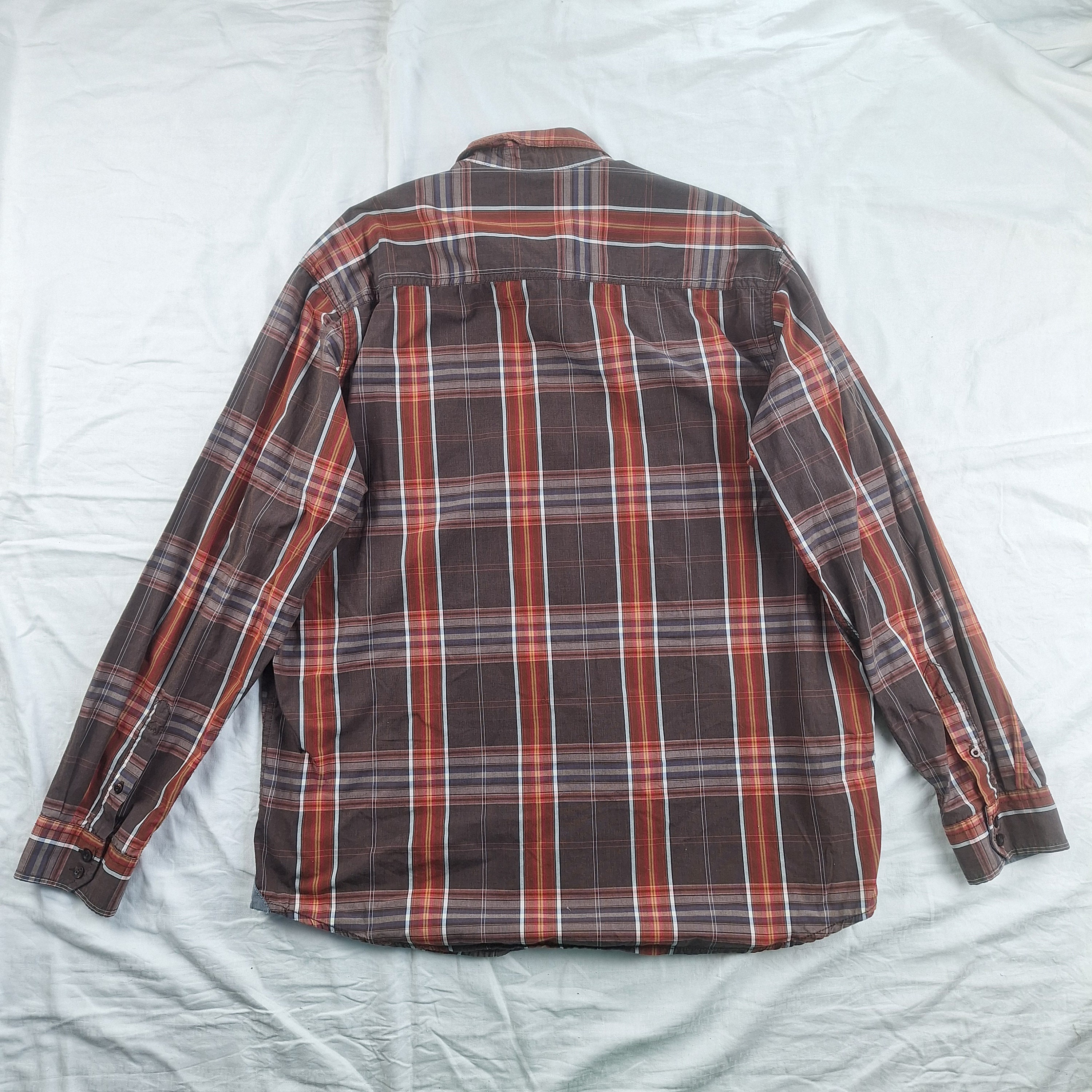 アンドマリー 新品 Nancy check tops brown Nancy check tops