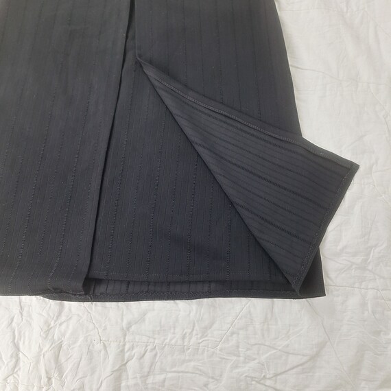 black maxi skirt y2k aesthetic skirt long gothic … - image 7