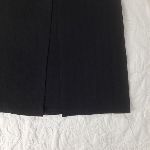 black maxi skirt y2k aesthetic skirt long gothic … - image 6