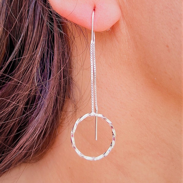 Threader Earrings Etsy