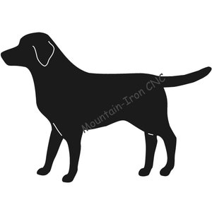 Labrador Retriever Lab Dog CNC Plasma DXF AutoCAD Patrón de archivo de corte digital