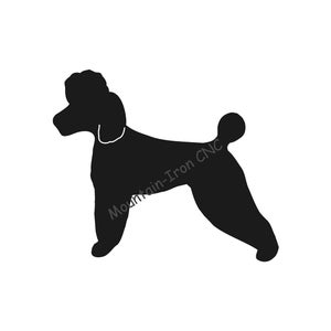 Poodle Dog CNC Plasma DXF AutoCAD Digital Cutting File Pattern