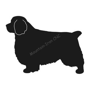 Clumber Spaniel Dog CNC Plasma DXF AutoCAD Digital Cutting File Pattern