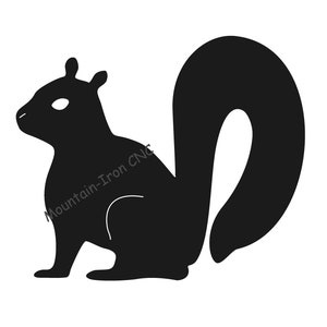 Squirrel CNC Plasma DXF AutoCAD Digital Cutting File Pattern