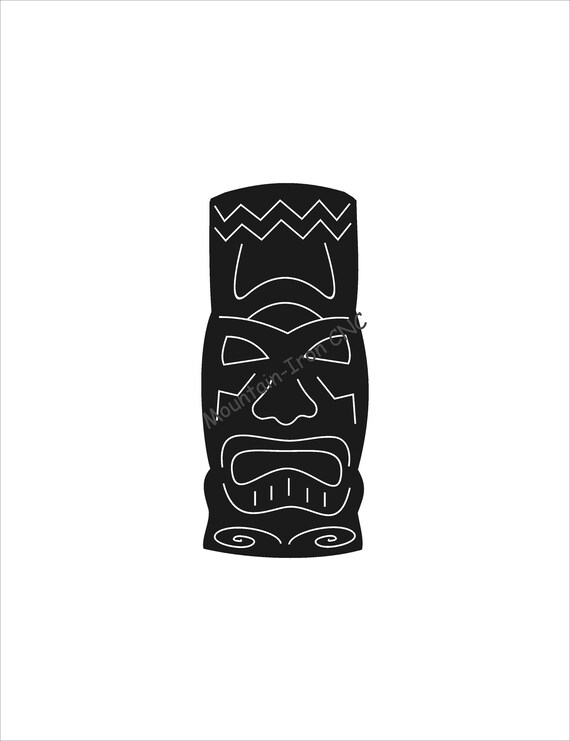 Tiki CNC Plasma DXF Autocad Digital Cutting File Pattern - Etsy