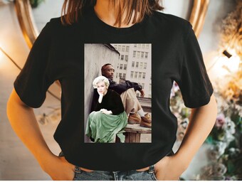 Pac and Marilyn Mash Up Short Sleeve Tee