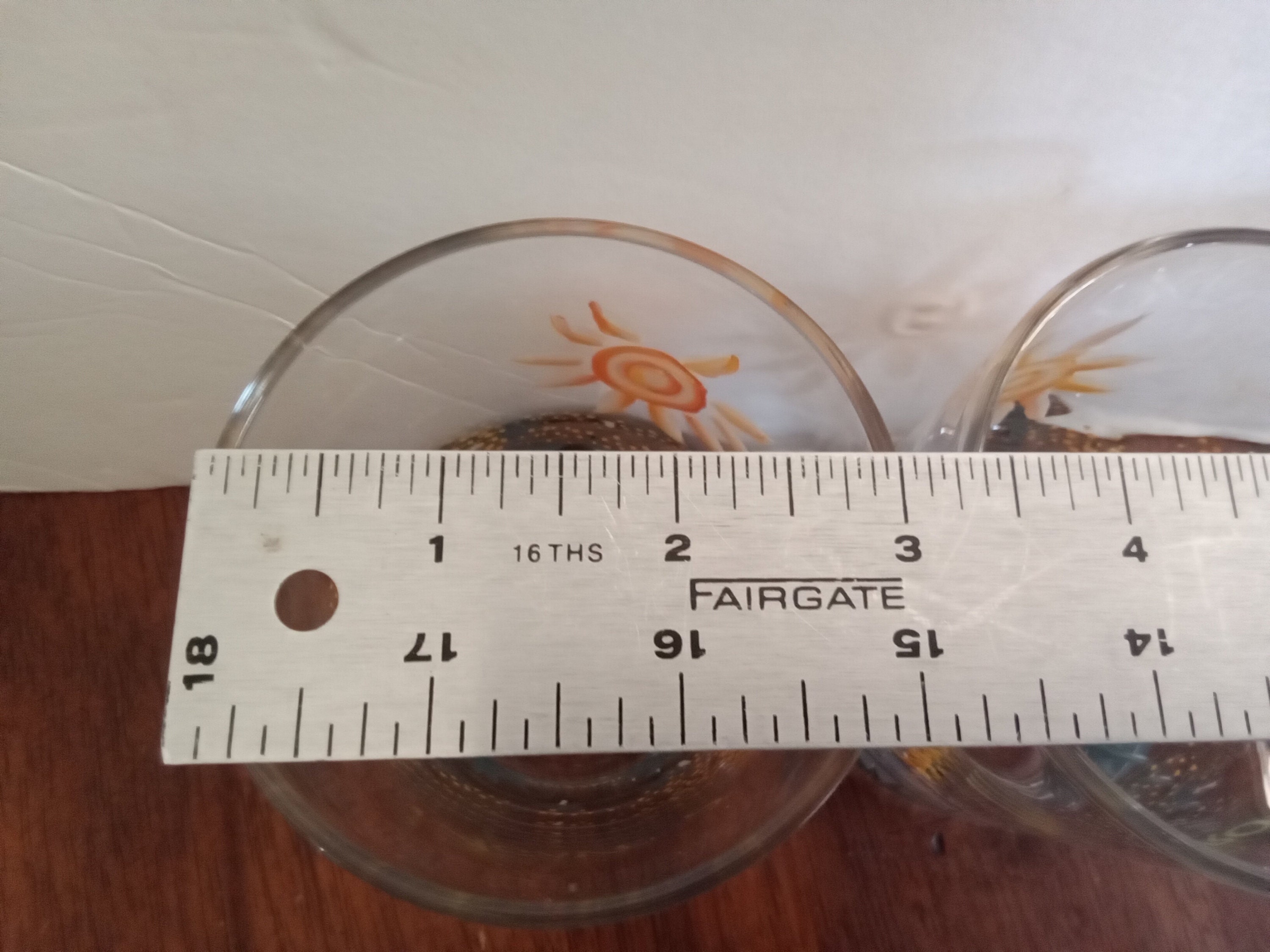 Agavero Tequila Rocks Glass Hand Painted Debbie Limited