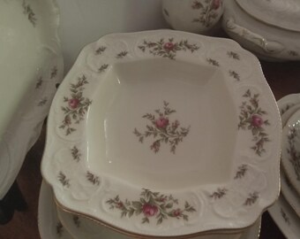 Rosenthal Classic Rose Collection Red Rose Dinner Set 6 Pieces