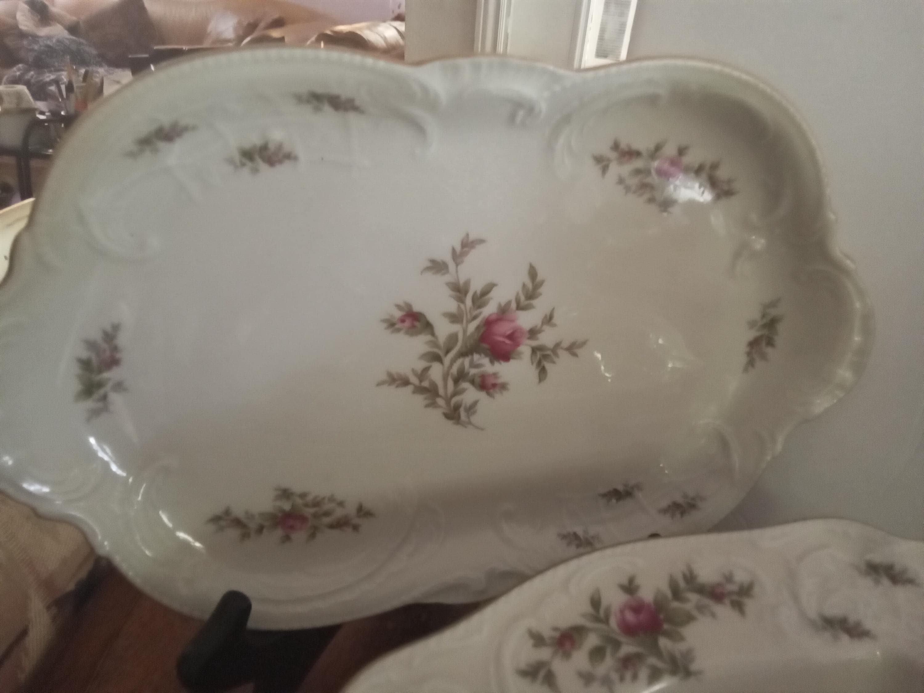 Rosenthal Classic Rose Collection Red Rose Dinner Set 6 Pieces Setting ...