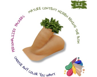 Silicone FTM Packer Handmade - Personalized - ftm prosthetic - silicone packer - uncircumcised - transgender packer - William