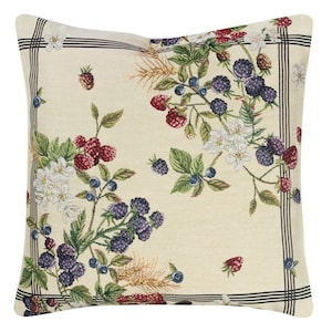 Decorative tapestry pillowcase Berries gobelin style pillow cover cushion cover