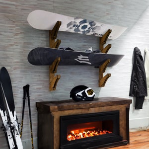 Snowboard wall mount, Snowboard holder, Snowboard rack, Snowboard wall hanger, Snowboard stand, Snowboard shelf, Ski rack wall, Ski holder