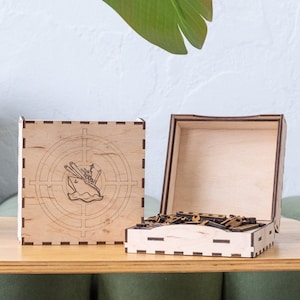 Battleship game, Sea battle game, Strategy games, Unique board game, Wooden board game, Modern board game, Two player game
