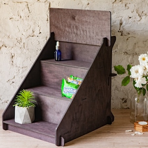 Portable display stand craft fair, Retail display stand, Three tiered display, Craft shows display, Craft fair stand, Retail table display