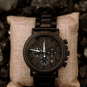 Mens Watch,Wooden Watch,Mens Engraved Watch,Personalized Watch for Men,Wooden Gift for Him,Groomsmen Watch Gift,Watch Gift for Dad