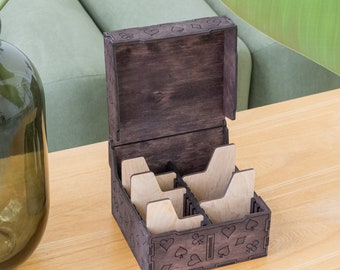 Porte-cartes Transparents Pour Jeux De Société - Lot De 50 - Forme Ronde Stable - Pour Organiser Et Afficher Les Cartes - 10