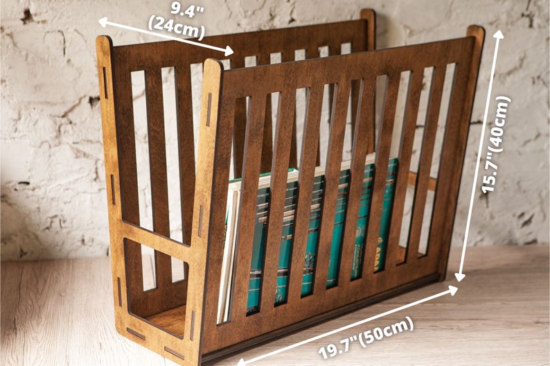 Wood Magazine Rack Floor Magazine Rack Stand Wooden - Etsy