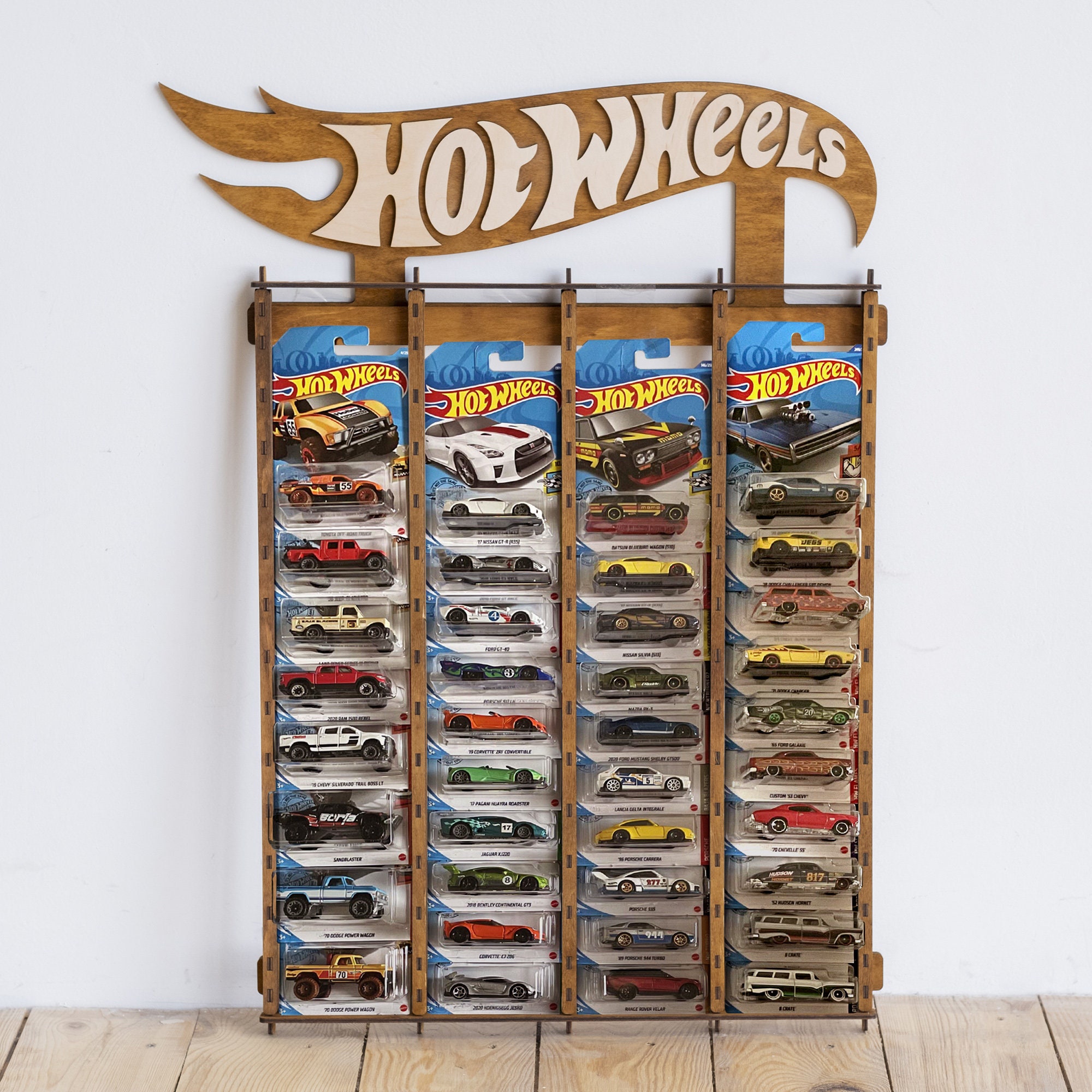 Expositor modular de pared Hot Wheels