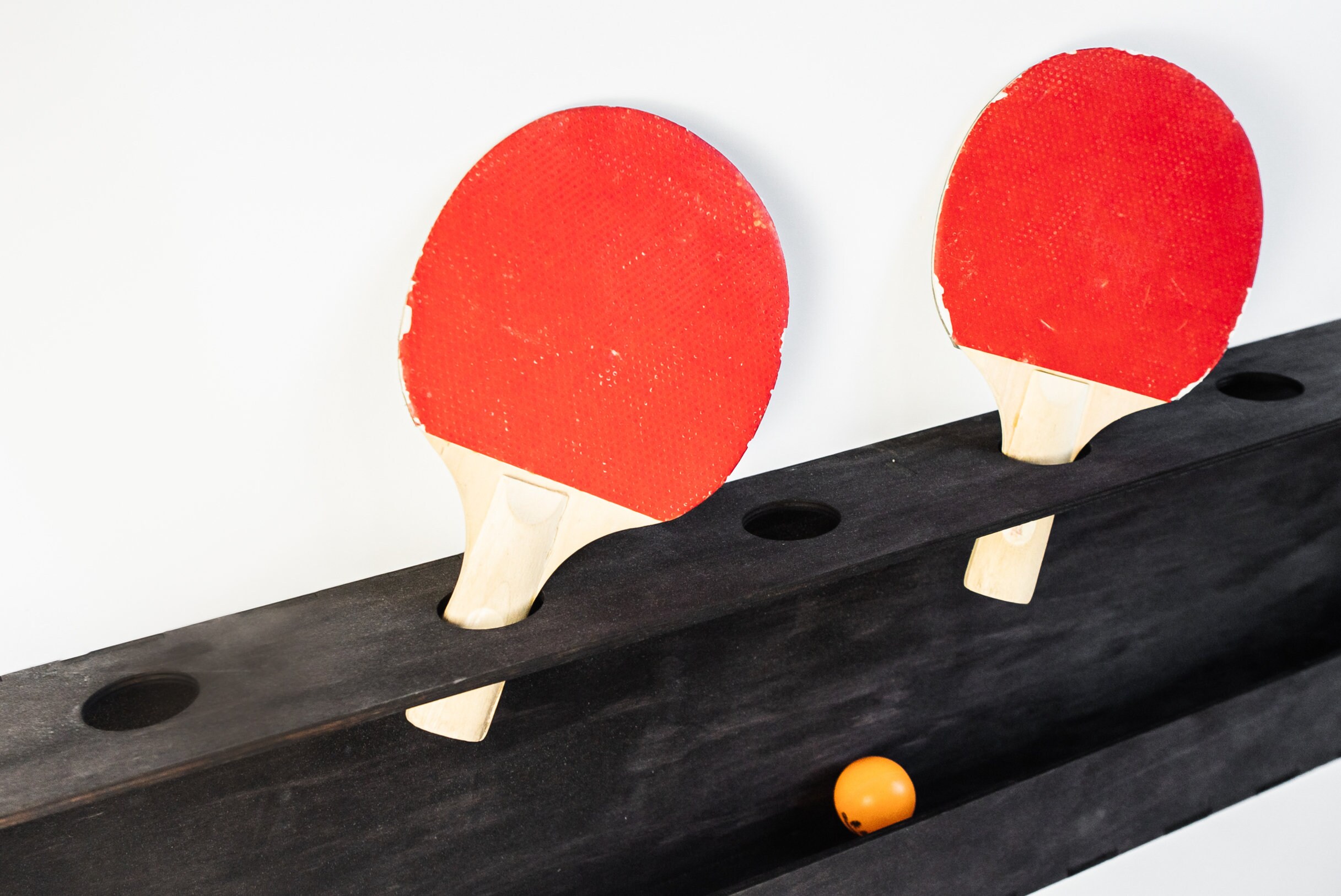 Support De Raquette De -Pong – Organisateur De Rangement Pour Raquettes Et Balles | Support De Raquette Mural Compact, Support D'affichage Mural Portable Pour Raquette De Tennis De Table Pour Sall