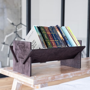 Simple Bookshelf Storage Rack Floor Desk Bookcase Simple - Temu