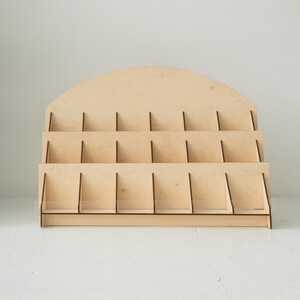 APAKA 4 Tier Kartenständer Postkartenständer Holz Produktbild-Vorschau 6