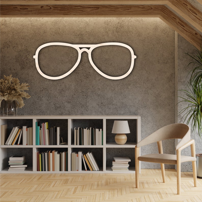 Glasses Wall Art Eyeglasses Wall Art Eyeglasses Sign Eye Etsy
