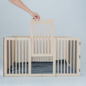Recinto per cani, Mobili per cuccia per cani, Trasportino portatile per cani, Cancelletto per cani da interno, Recinto per cuccioli, Mobili per trasportino in legno per cani, Recinto per animali domestici