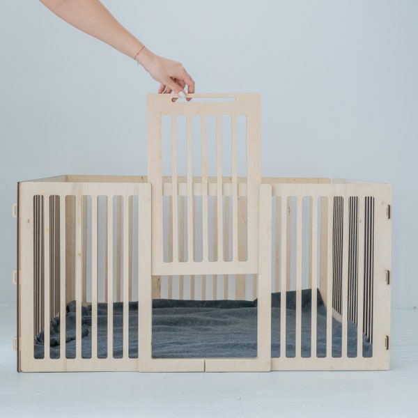 Dog crate furniture large, Wood dog crate furniture, Wooden dog crate, Dog play pen, Dog kennel furniture, Puppy gate, Puppy play pen
