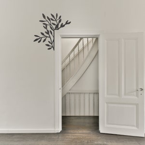 Decorazione porta ramo, Decorazione parete ramo, Decorazione porta albero, Decorazione angolo porta, Decorazione angolo porta, Angoli di rifinitura, Cornici floreali angolari