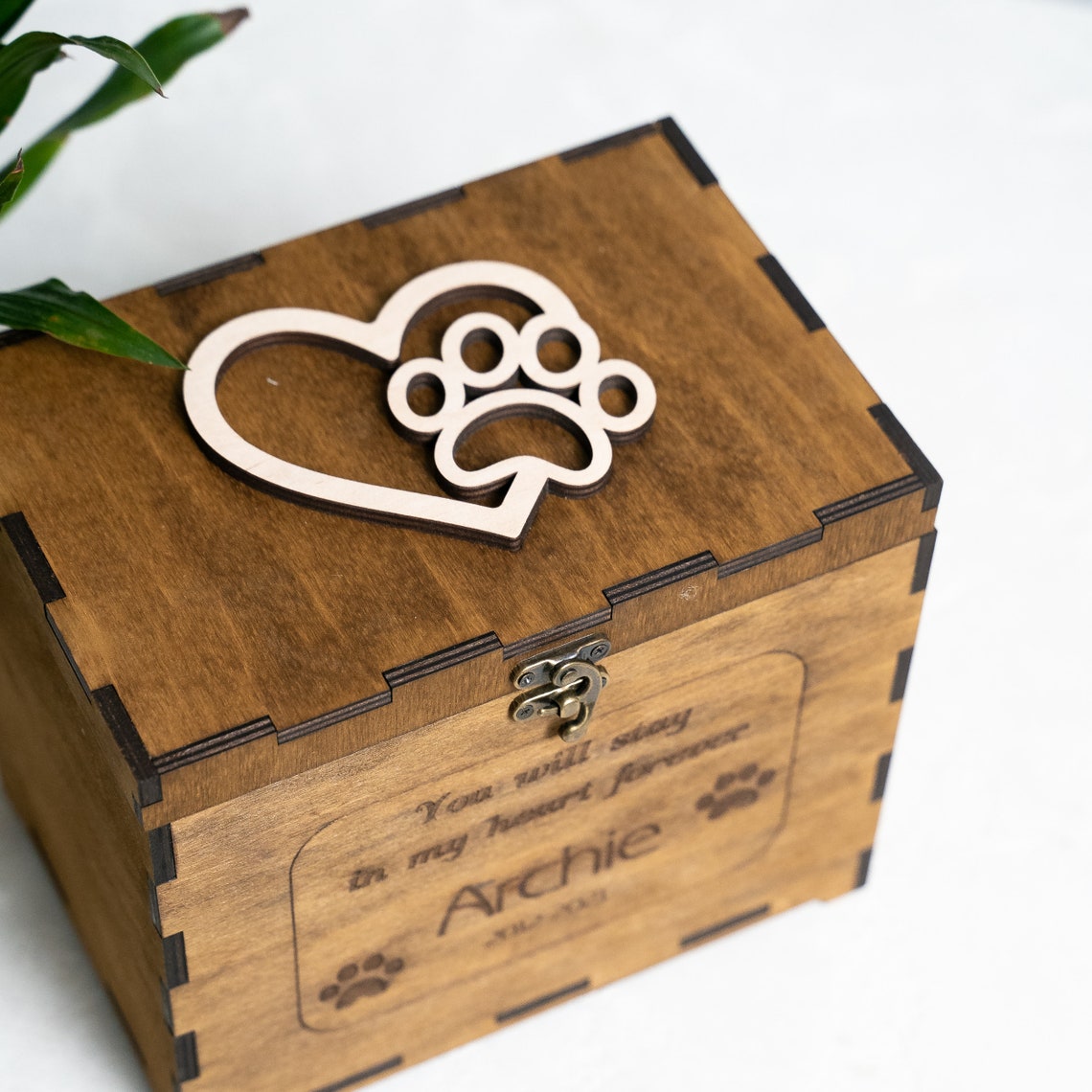 Pet Cremation Box Dog Cremation Urnpet Memory Boxcremation Etsy