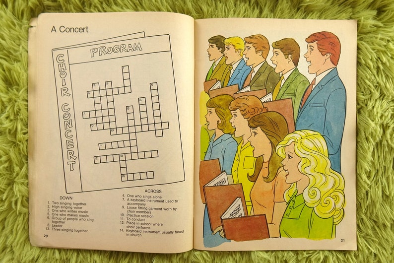 Barbie Crossword Puzzles 1983 - Etsy