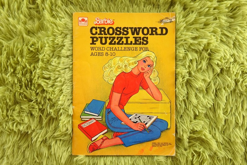 Barbie Crossword Puzzles 1983 Etsy Barbie Crossword Puzzles 1983 Etsy