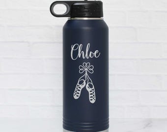 Personalized Irish Dance Water Bottle, Irish Dancer Gift, Custom Insulated Steel Water Bottle with Name