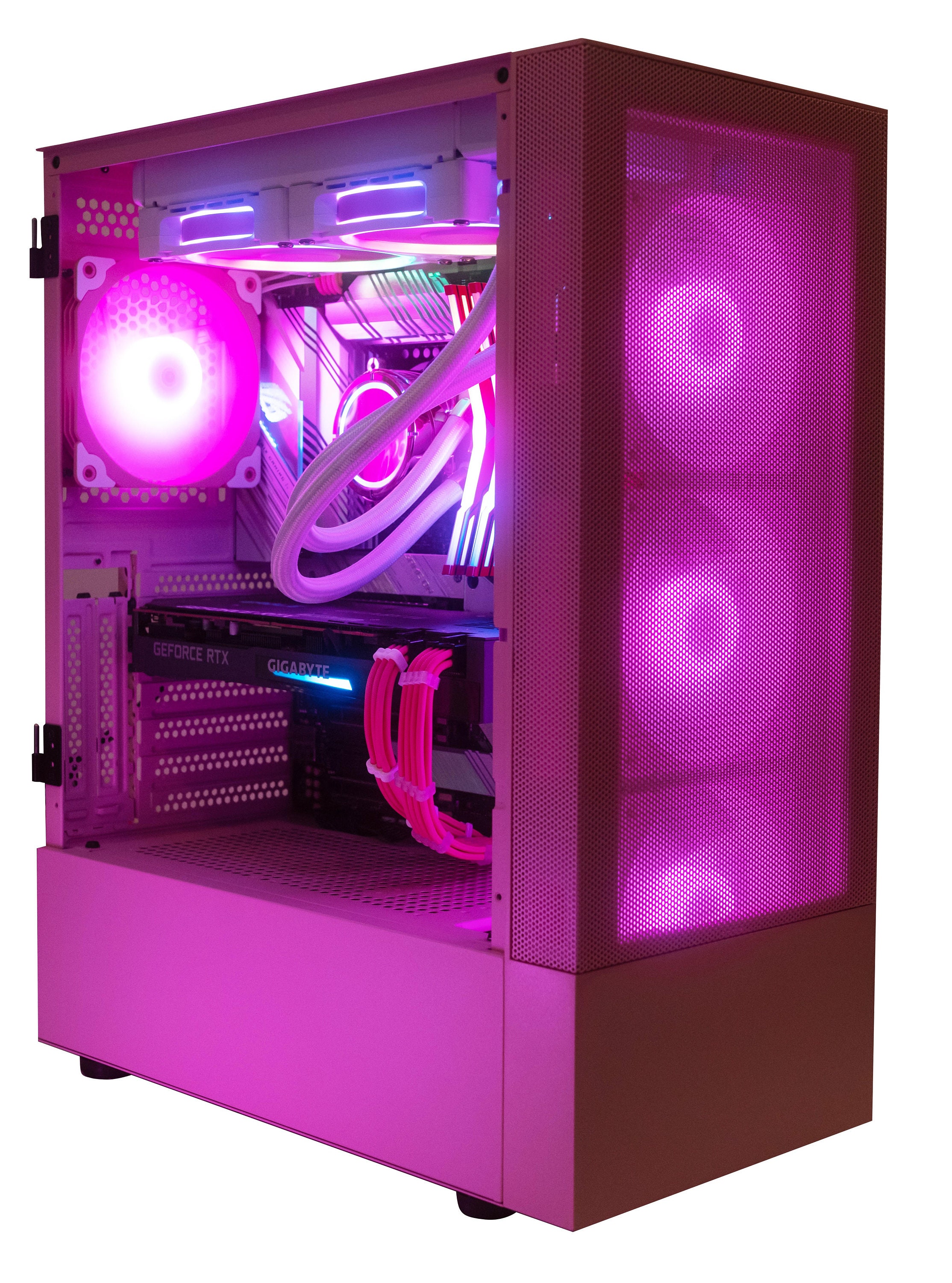 Pink Gaming PC Etsy