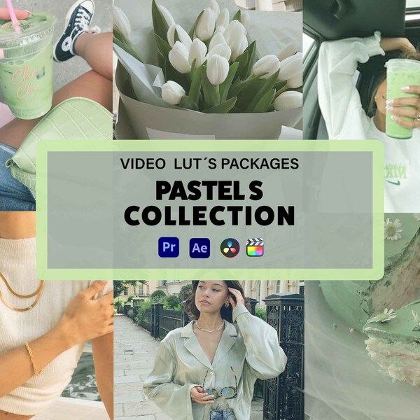 10 Mobile Filters|Lifestyle Pastel Filter to Bloggers and Influencers Final Cut Pro,Pastel Video Preset DaVinci Resolve PremierePro Vlog