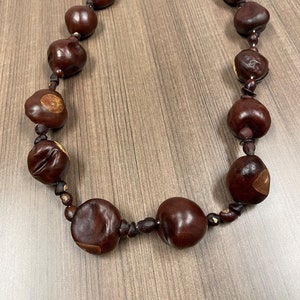 Handmade Decorative All Buckeye Necklace